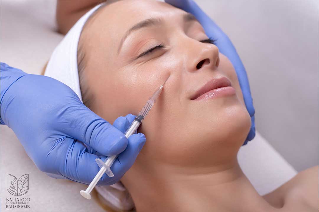تزریق ژل گونه-مرکز زیبایی بهارو 